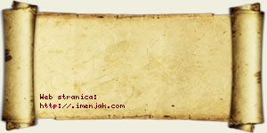 Danijel Rajak vizit kartica